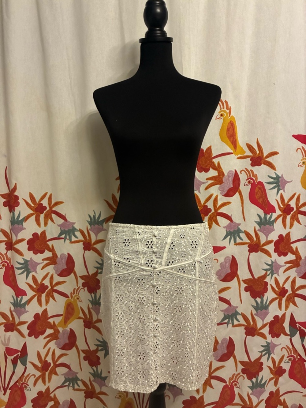 New For Love & Lemons Sophie Eyelet MiniSkirt in Size XL - Picture 10 of 17